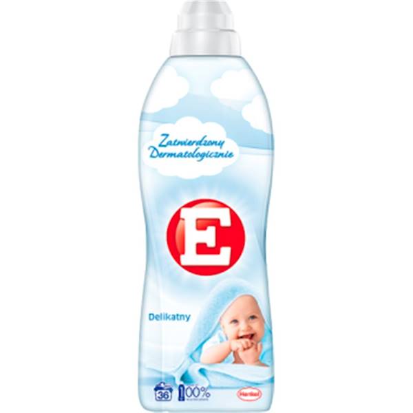 E - do płukania 900ml DELIKATNY BIAŁY