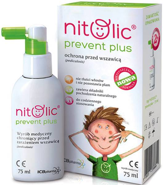 NITOLIC Prevent Plus 75ml ochrona przed wszawicą