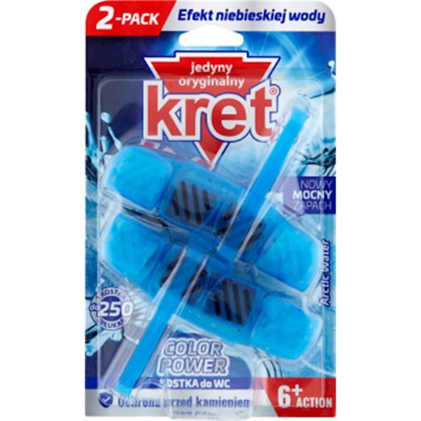 KRET barwiąca zawieszka do WC 2x40g ARCTIC