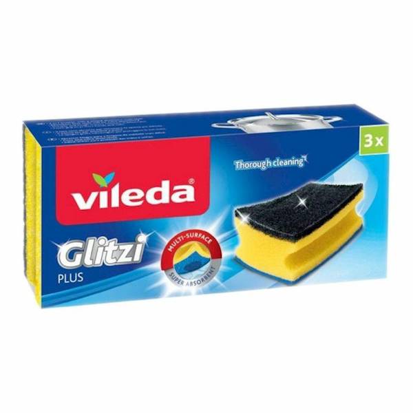 VILEDA ZMYWAK profilowany 3szt GLITZI Plus