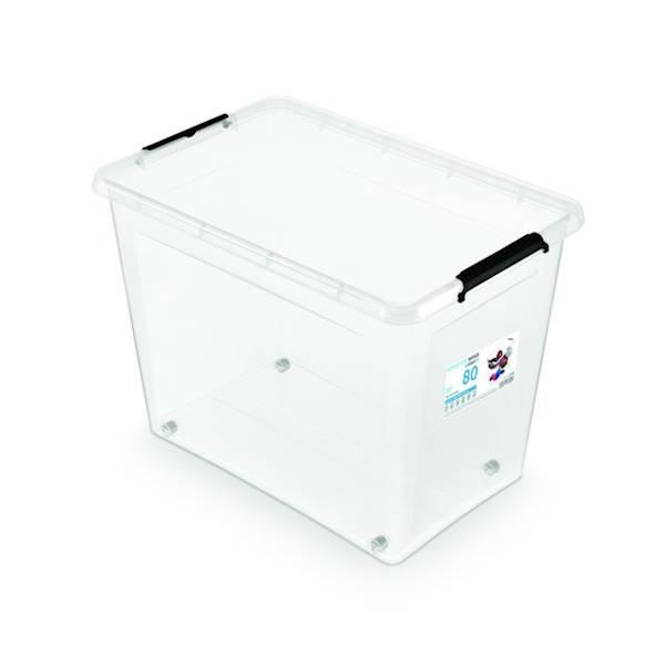 POJEMNIK SIMPLESTORE 80L prostok. z/p na kólkach