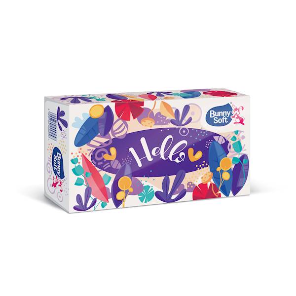 CHUSTECZKI higieniczne 100szt białe 2w.BUNNY SOFT 