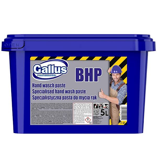 GALLUS BHP pasta 5L do silnie zabrudzonych rąk 