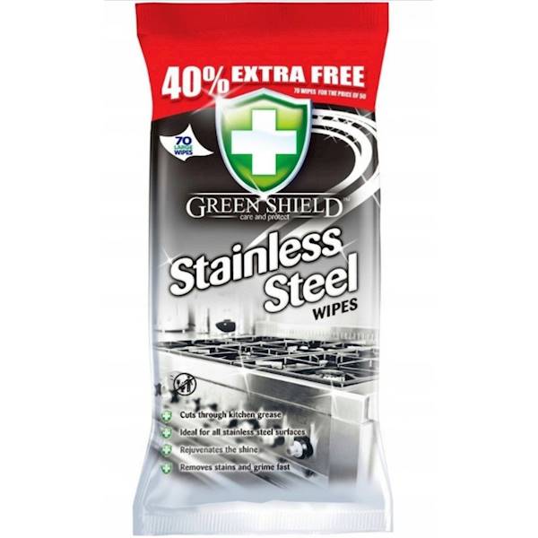 ASTONISH STEEL chusteczki do czyszczenia 70szt
