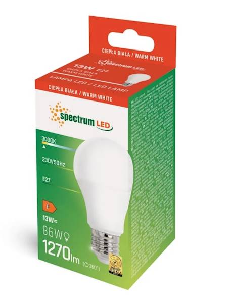 ŻARÓWKA 13W - E27 LED Spectrum 