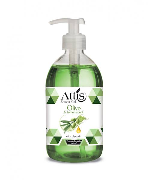 ATTIS żel pod prysznic 500ml Olive & Lemon scent