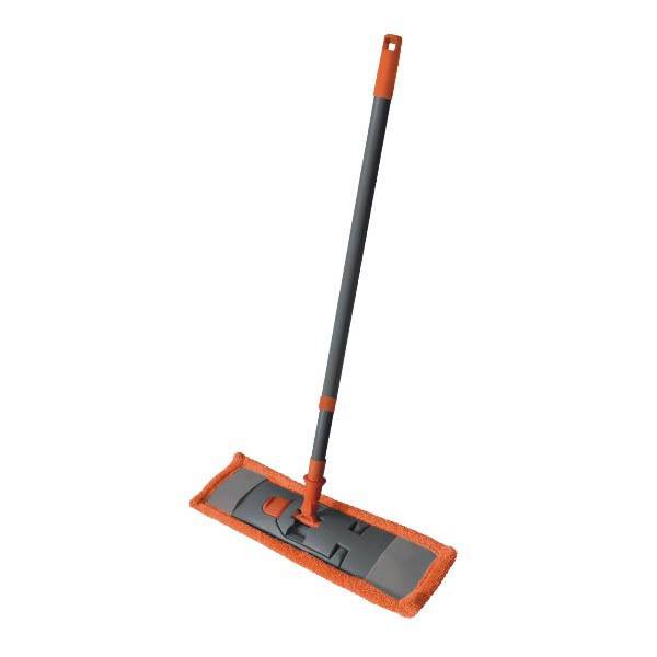 MOP PŁASKI 40cm mikrofibra YORK 8108 + KIJ telesk.