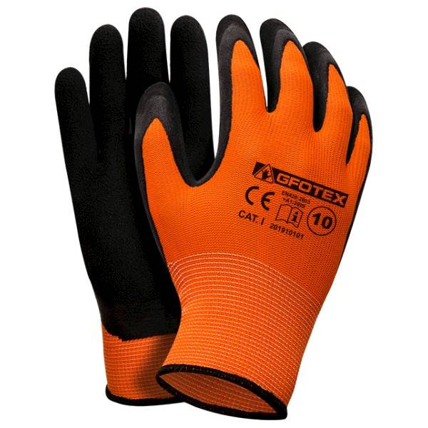 RĘKAWICE ochronne Dragon ORANGE 10 L* 11 XL -1para