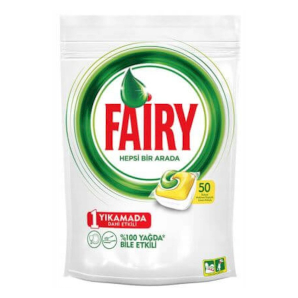FAIRY tabletki do zmywarek 50szt LEMON All in 1