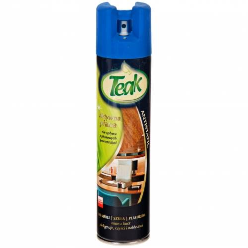 TEAK aerozol do mebli 300ml ANTISTATIC