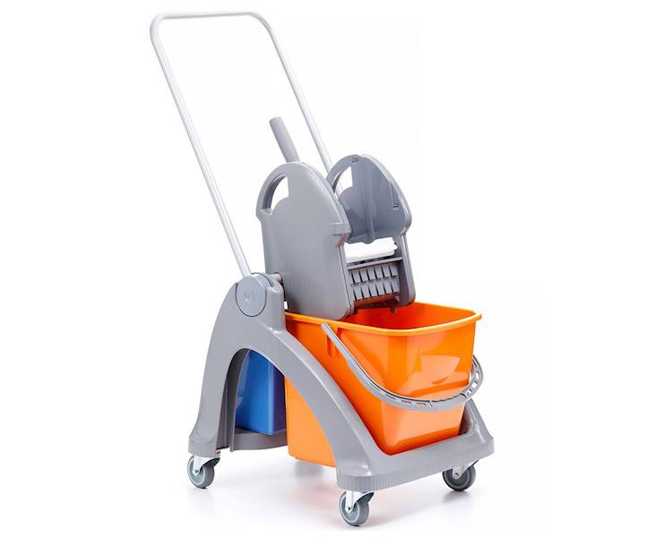 WÓZEK DO SPRZĄTANIA wiadro 1x25l + prasa MO2P