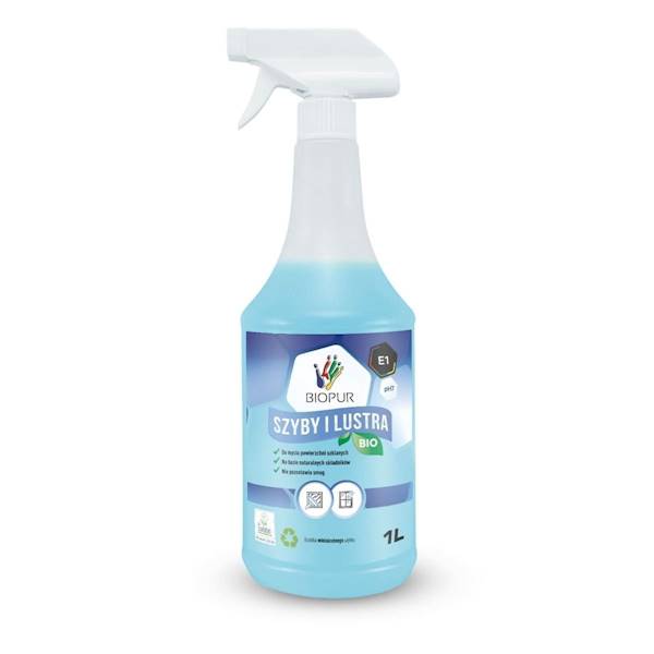 BIOPUR E1 do szyb i luster 1L sprysk./ spray