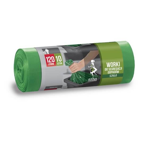 WORKI 120L 10szt DO SEGREGACJI - ZIELONE