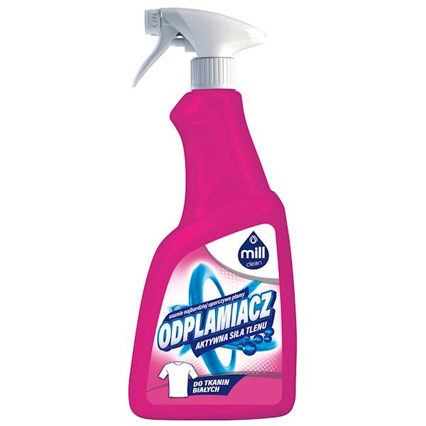 MILL Clean ODPLAMIACZ do tkanin BIAŁYCH 555ml