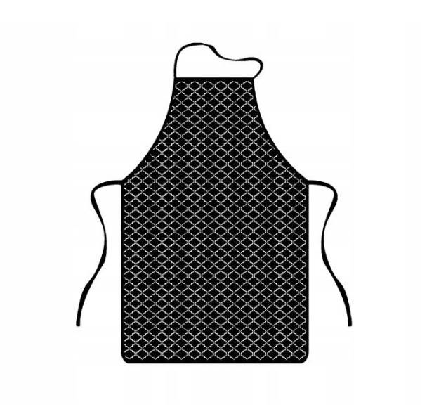 FARTUCH KUCHENNY 50x76cm CLOVER APRON black czarny