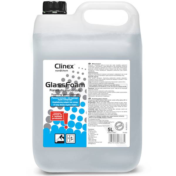CLINEX GLASS FOAM 5L