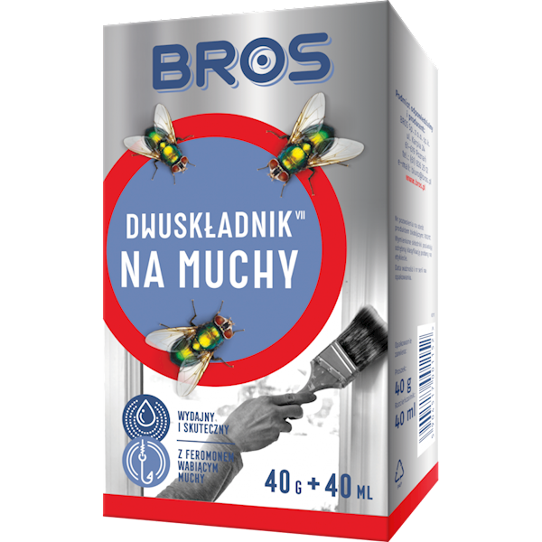 BROS DWUSKŁADNIK preparat na muchy
