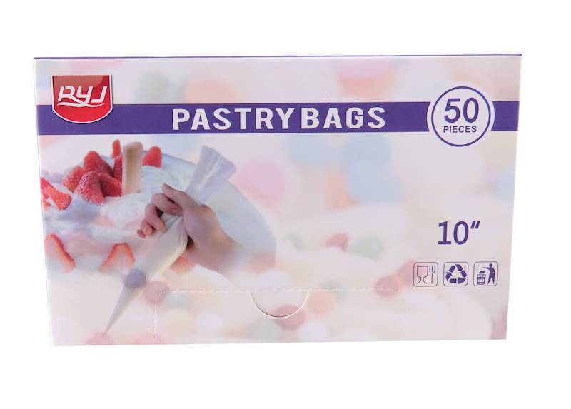 RĘKAW CUKIERNICZY foliowy 50szt jednorazowy (10")