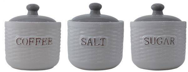 POJEMNIKI ceramiczne 3szt DOL TS WILLY komplet