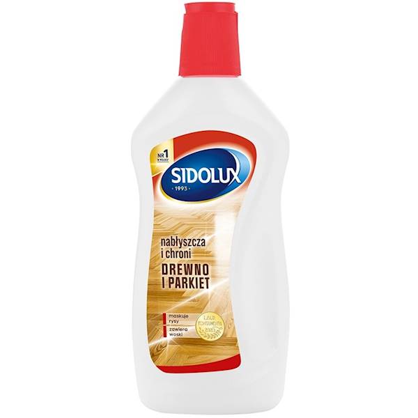 SIDOLUX 500ml DREWNO ochrona i nabłyszczanie pasta