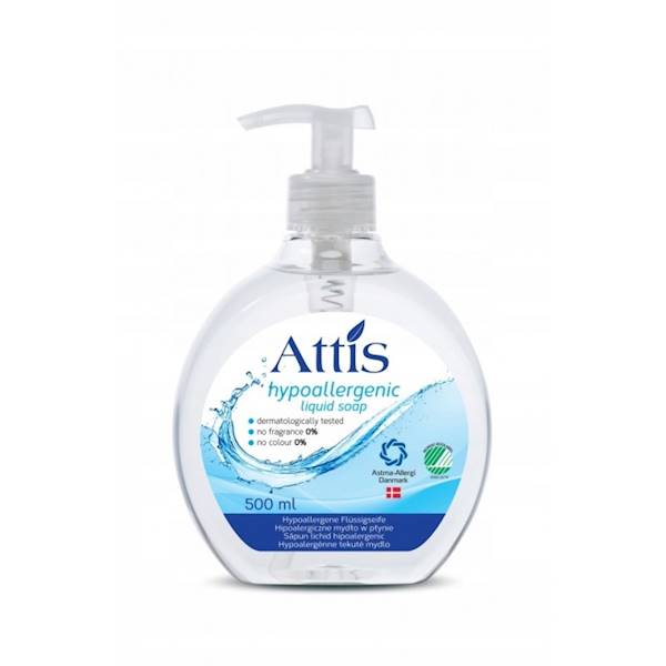ATTIS mydło 500ml dozownik HIPOALERGICZNE /6/