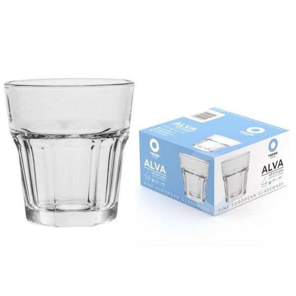 KPL SZKLANEK 230ml - 4szt ALVA  