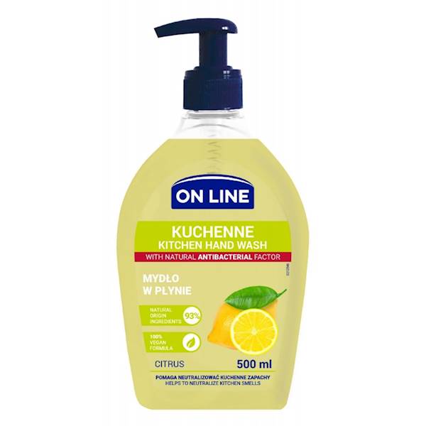 ON LINE KUCHENNE mydło 500ml CITRUS