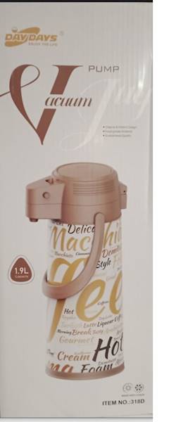 TERMOS 1,8L (1,9L) KONFERENCYJNY z pomką Vacum Jug