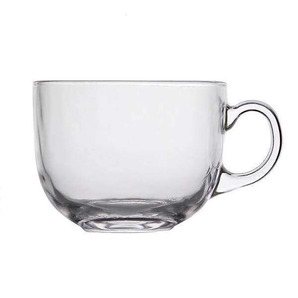 KUBEK 450ml szklany JUMBO