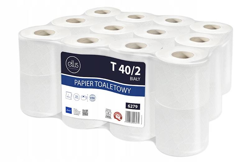 PAPIER toal.op.24szt celuloza 2w.biały T40/2 6279