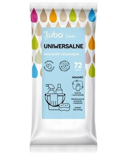 LUBA ściereczki czyszczące 72szt - UNIWERSALNE