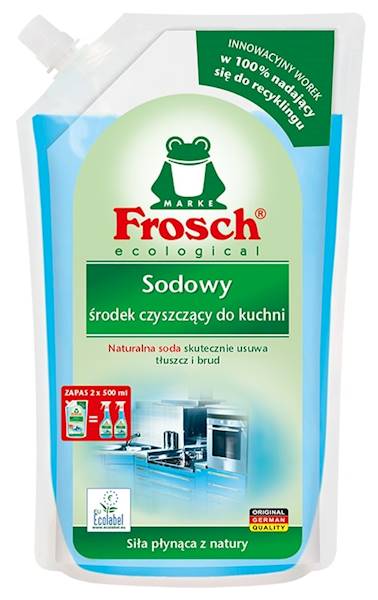 FROSCH kuchnia 1L DO MYCIA NA BAZIE SODY - ZAPAS