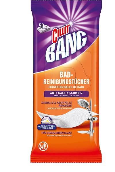 CILLIT BANG chusteczki 50szt KAMIEŃ i BRUD