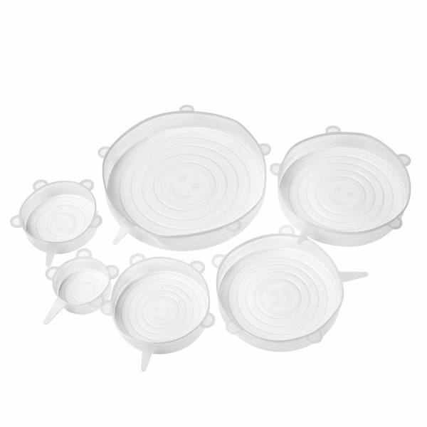 KOMPLET POKRYWEK SILIKONOWYCH 6szt Silico