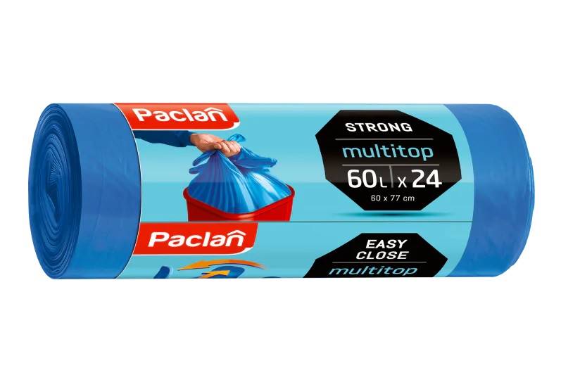WORKI 60L op.24szt MULTITOP Paclan LDPE nieb. /24/
