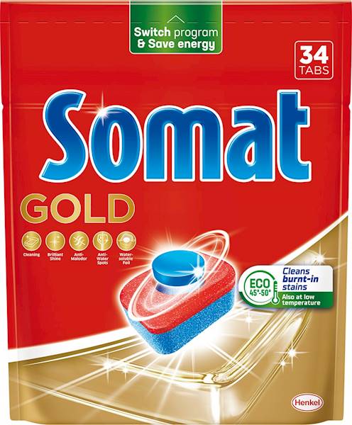 SOMAT GOLD tabletki do zmywarki 34szt