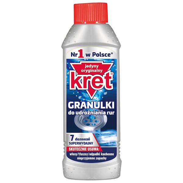 KRET GRANULKI 280g do udrażniania rur  /20/