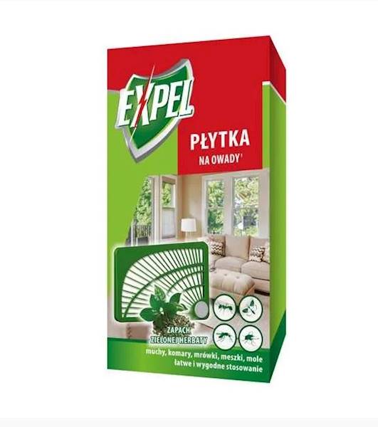EXPEL płytka na owady ZIELONA HERBATA  /14/