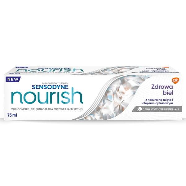 SENSODYNE NOURISH pasta do zębów 75ml ZDROWA BIEL