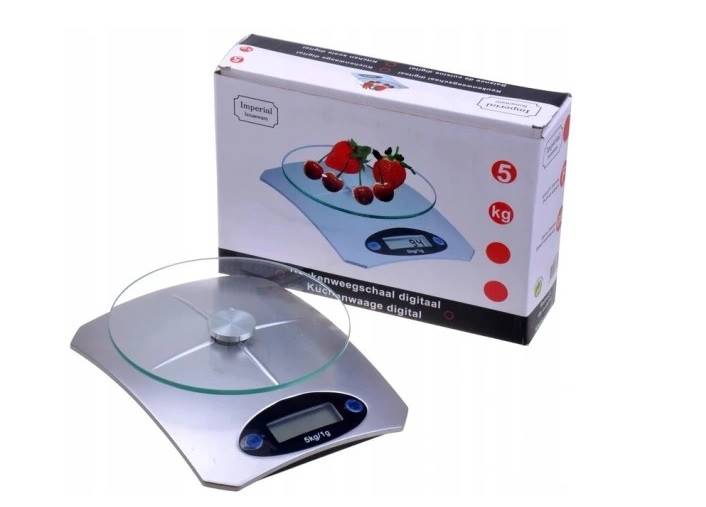 WAGA KUCHENNA 5kg SZKLANA Imperial  DI1540