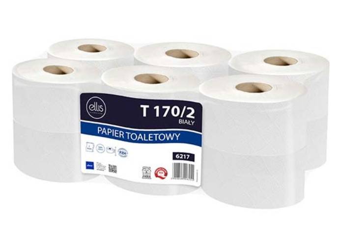 PAPIER JUMBO ELLIS op.12szt  biały cel 170/2 6217