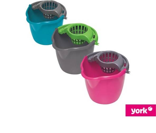 WIADRO MOP 12L okrągłe + wyciskacz 7005 YORK 