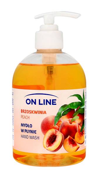 ON LINE mydło 490ml BRZOSKWINIA
