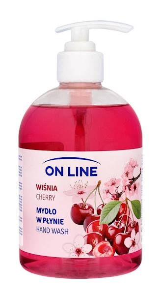 ON LINE mydło 490ml WIŚNIA
