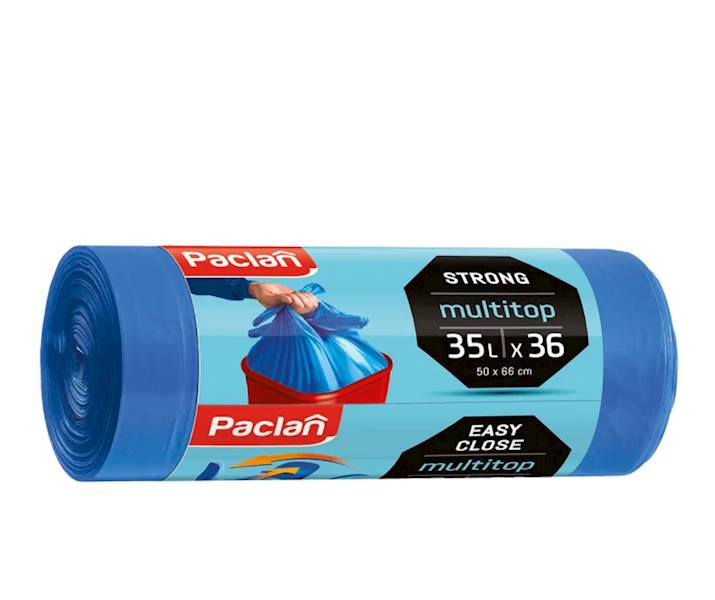 WORKI 35L 36szt LDPE niebieskie MULTITOP Paclan