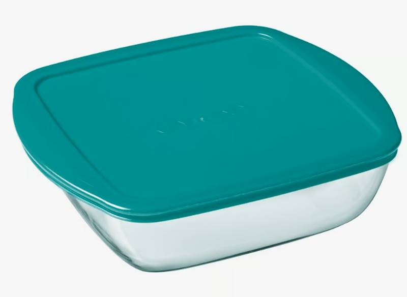 NACZYNIE 2,2L kwadratowe żaroodporne z pokr.PYREX 