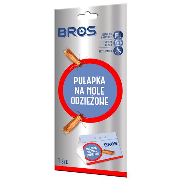 BROS PUŁAPKA NA MOLE ODZIEŻOWE -1szt- /10/