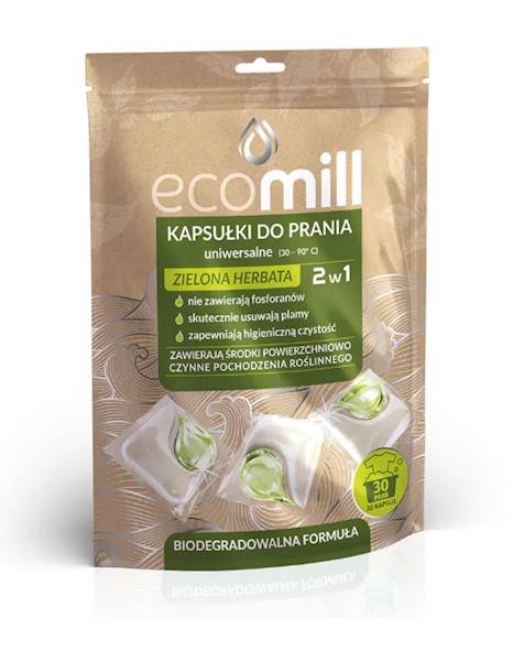 ECO MILL kapsułki do prania 30szt UNIWERSALNE ZH