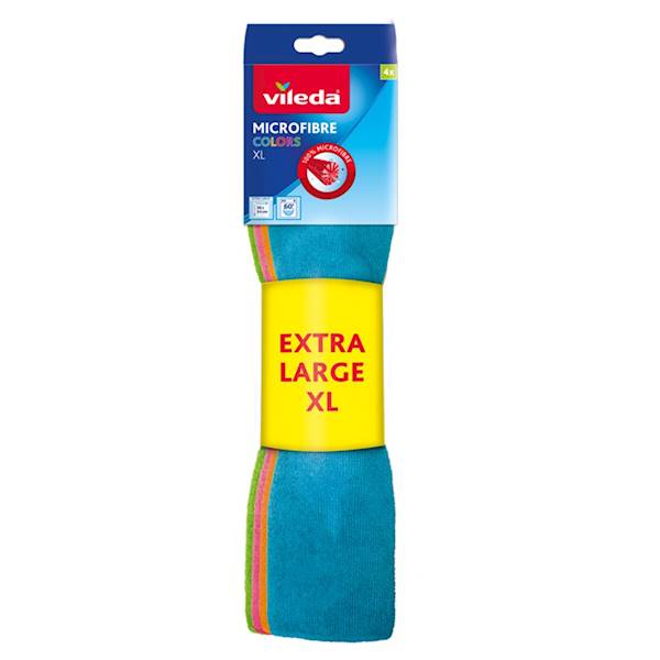 VILEDA MICROFIBRE Colors XL - 4szt