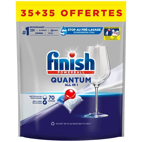 FINISH QUANTUM tabletki do zmywarek 70szt